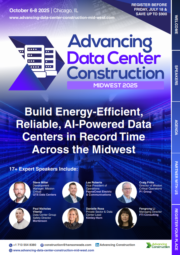 brochure cover launch - Advancing Data Center Construction Midwest 2025