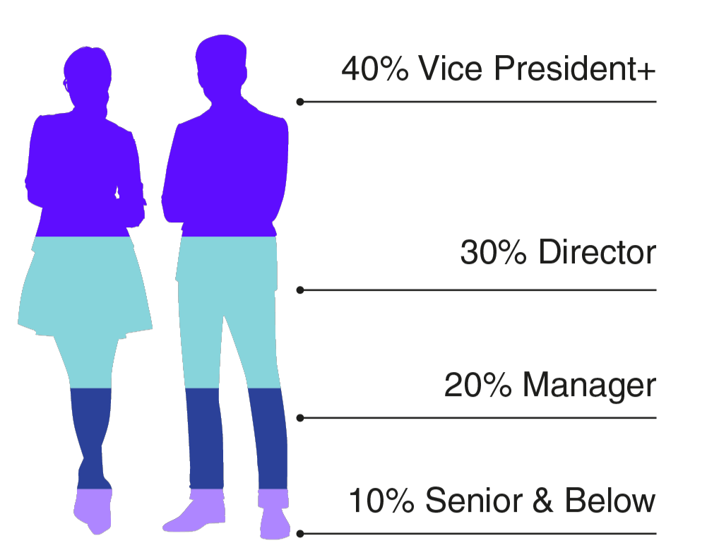 Attendee Seniority Graphic