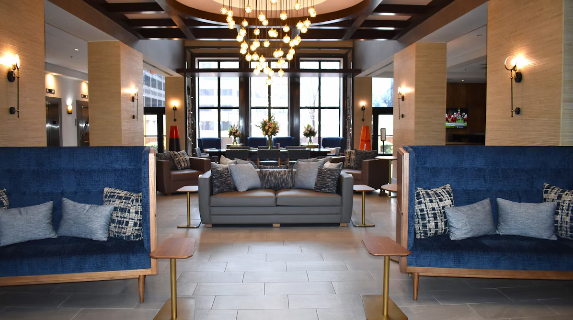 Marriott Chicago O'Hare Hotel Lobby